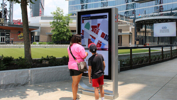 The Battery Atlanta now enhanced by BoldVu® Interactive Wayfinding Kiosks