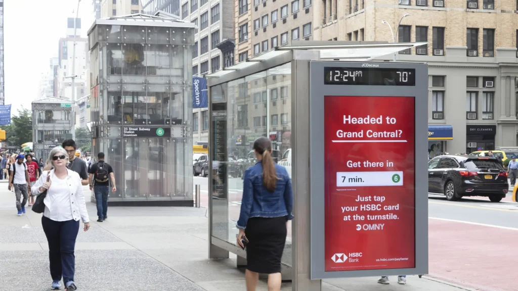 86″ New York Bus Shelter