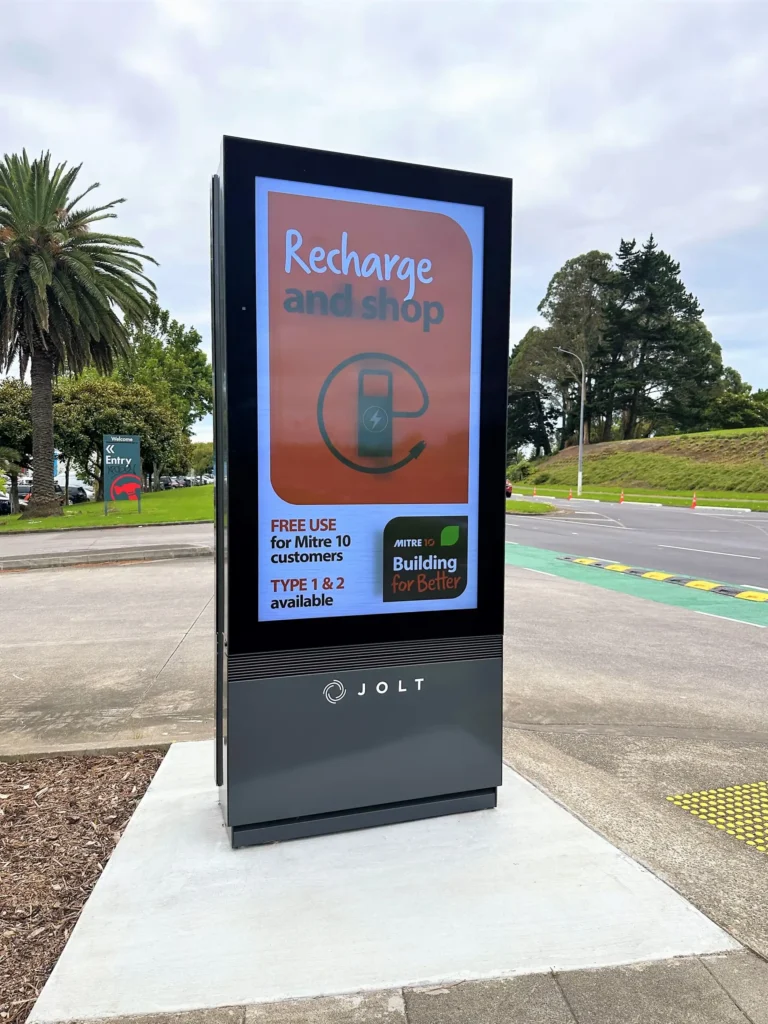 75″ Christchurch New Zealand EV Charging