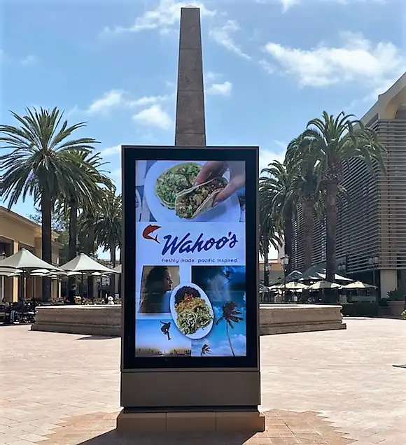 75″ Newport Beach California Free Standing