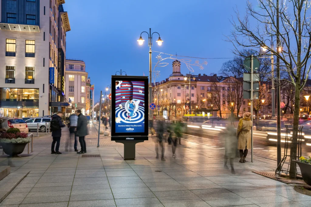 86″ Vilnius Lithuania Free Standing