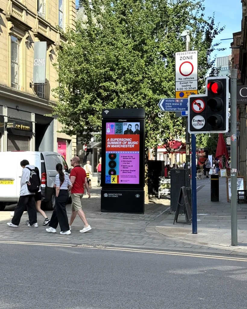 86″ Manchester UK Totem