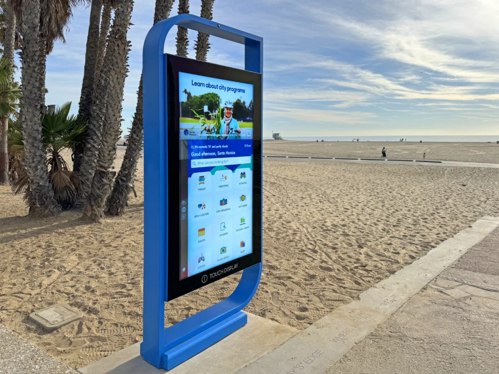 75″ Santa Monica California Free Standing