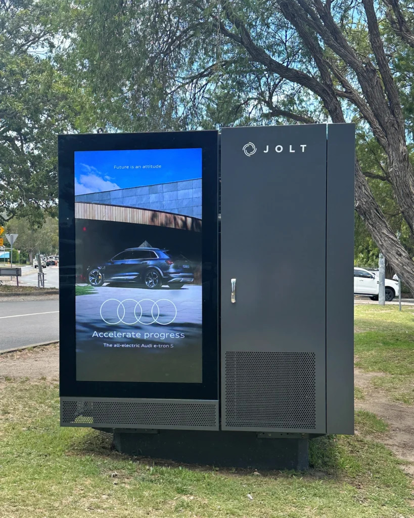 75″ Sydney Australia EV Charger Urban Panel
